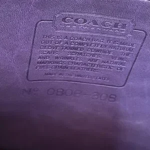 Coach | Bags | Vintage Coach True Purple Beckett 61 Shoulder Bag